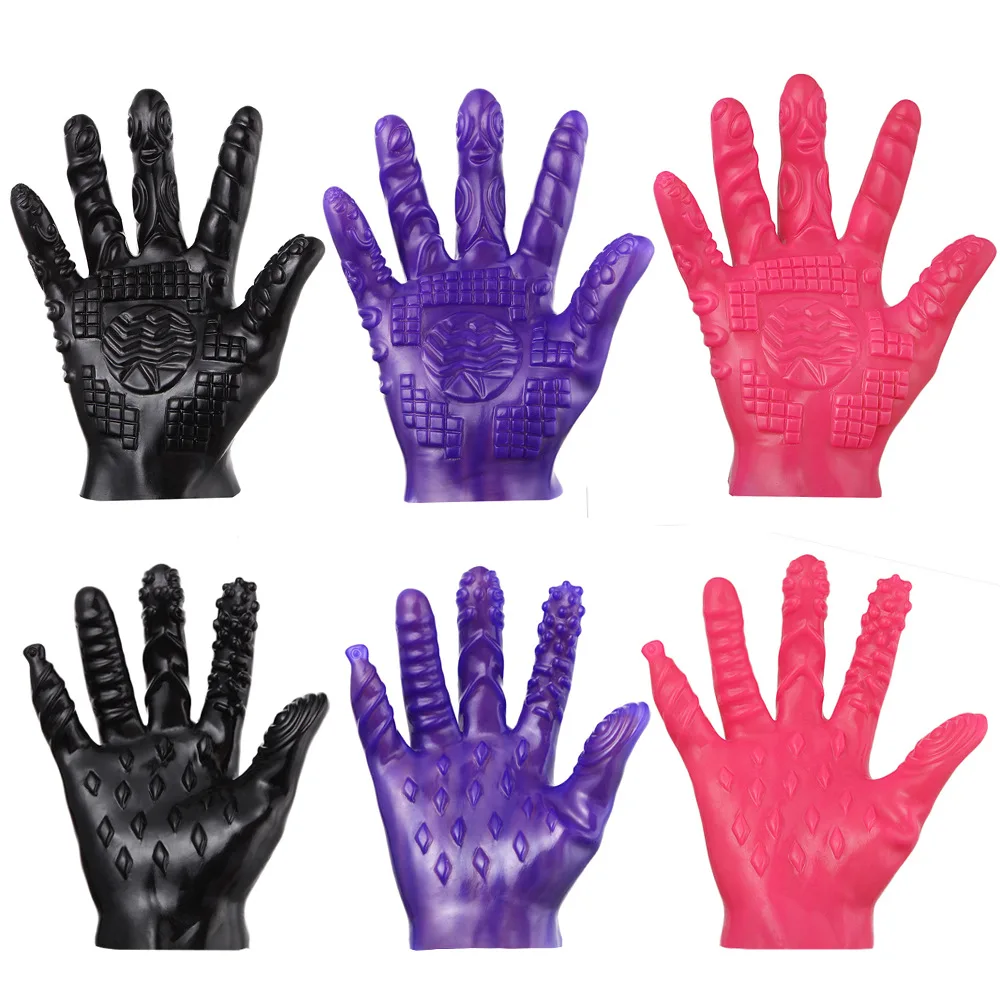 BDSM Sex Gloves Erotic Finger Breast Nipple Massage Anal Dildo Masturbation Sex Products Sex Shop Toys For Couples Adult Games thumbnail 2