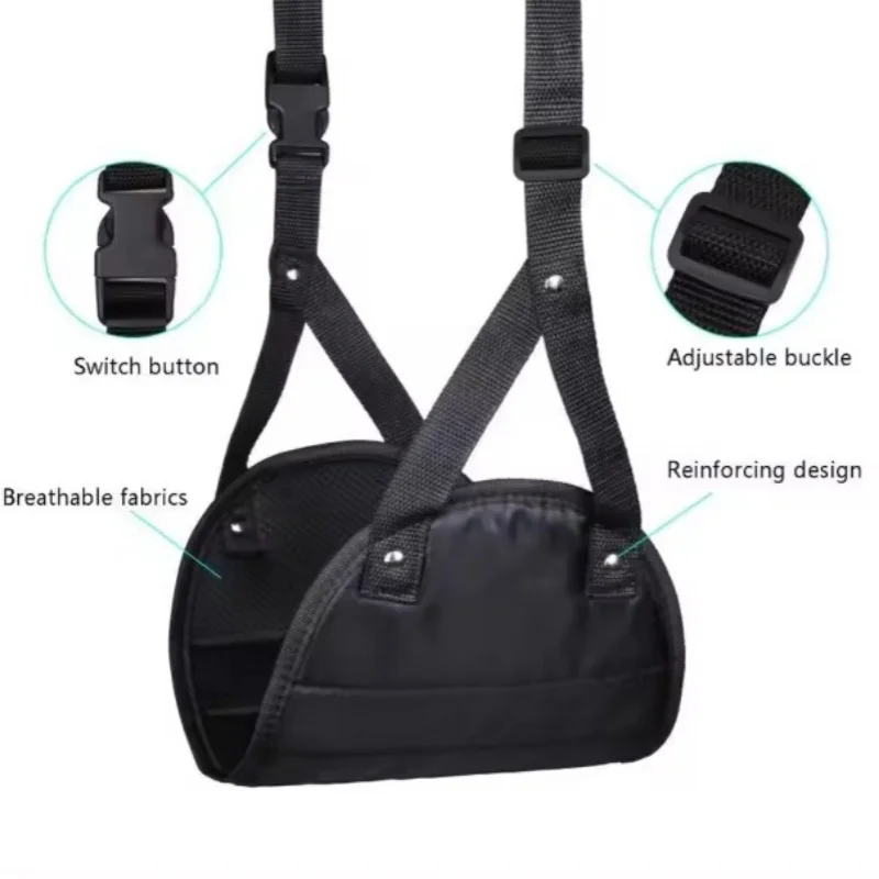 Car Travel Hammock Suspended Adjustable Leg Hammock Office Hammock with Airplane Footrest Outdoor Furniture thumbnail 5