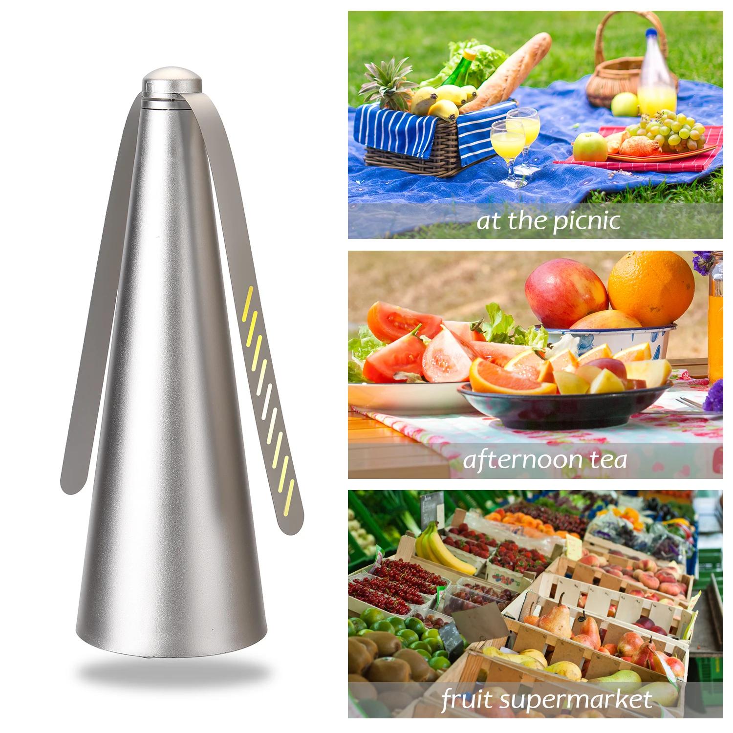 Fly Repellent Automatic Fan Fly Fans Pest Repellent Table Fan Battery/USB Powered Bug Repellent Keep Flies Away For Home Outdoor thumbnail 5