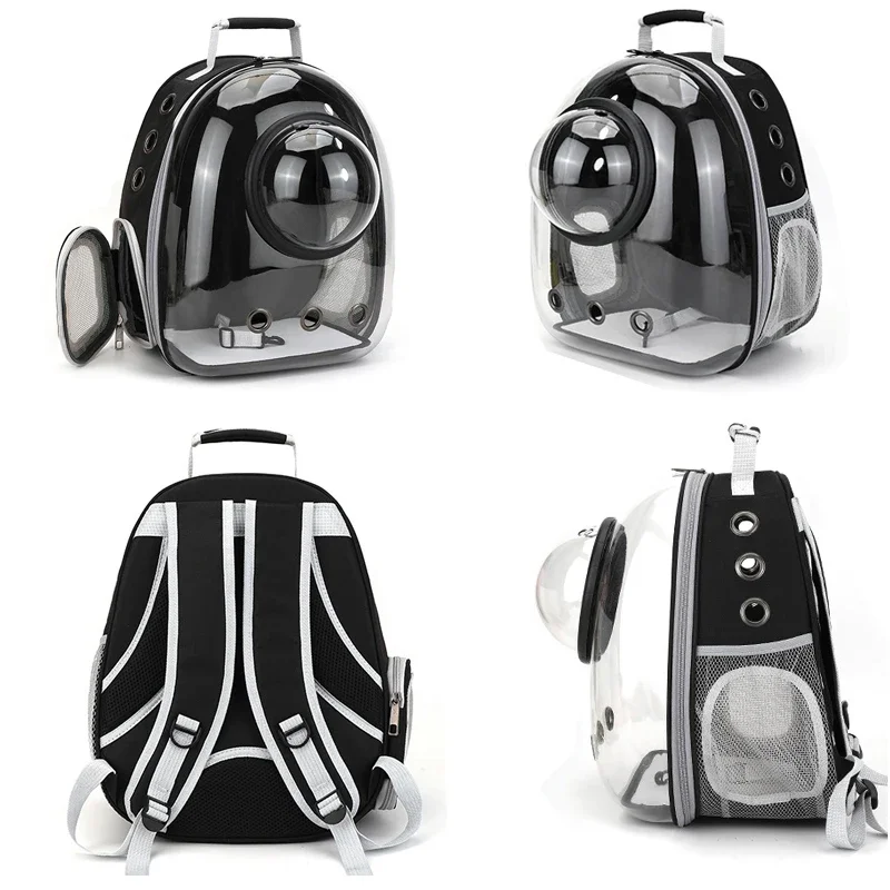 Portable Cat Pet Carrier Backpack Transparent Capsule Bubble Pet Backpack Small Animal Puppy Kitty Breathable Carrier for Travel thumbnail 6