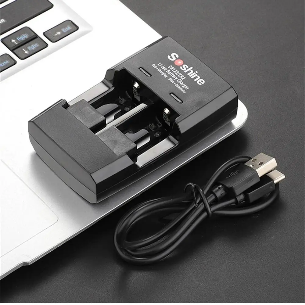 14250 CR123/CR2 15266 Lithium Battery USB Charger Battery Charger Dual Charger thumbnail 4