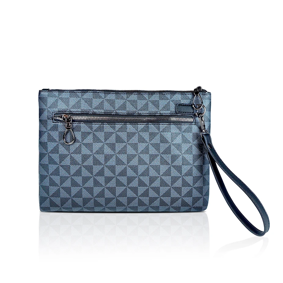New Fashion PU Leather Men Clutch Bag Business And Leisure PAD Handbag Underarm Pocket Envelope Bag Outdoor Commuting Wallet Men thumbnail 3