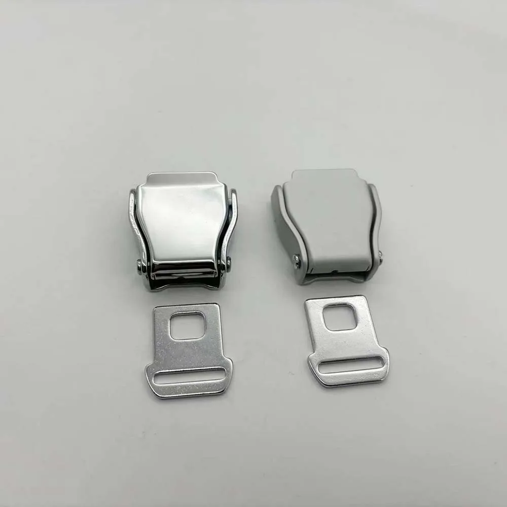 2CM 1.5CM SLOT Detachable Mini Airplane Safety Seat Belt Buckle Aviation Airline Plane Belt Aircraft Seatbelt Buckle Keychain thumbnail 4