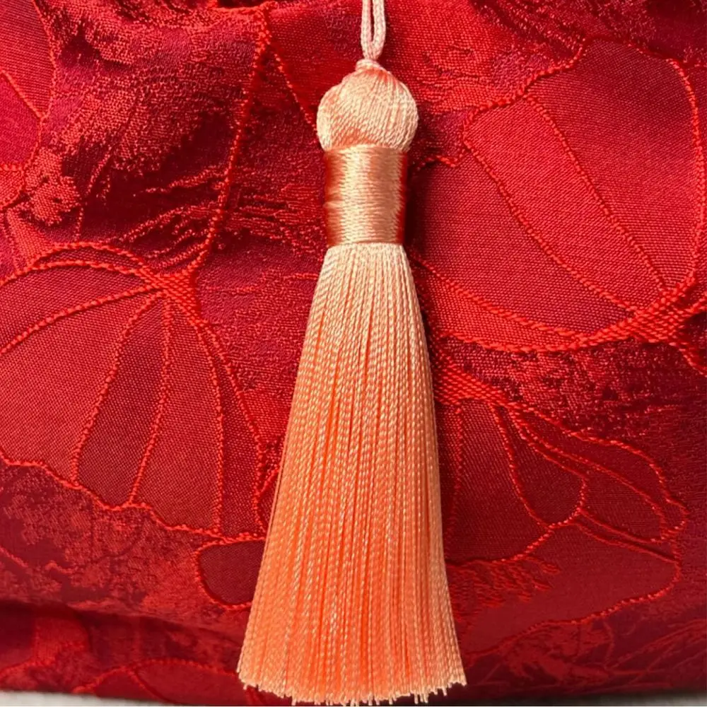 New Chinese Style Knot Wrist Bag Tassel Flower Pendant Cheongsam Accessories Wedding Temperament Handbags thumbnail 5