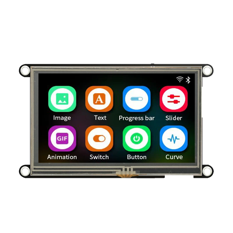 Guition ESP32-S3 8M PSRAM 4M FLASH 4.3-inch IPS 480*272 LCD display module  with WIFI and Bluetooth thumbnail 2