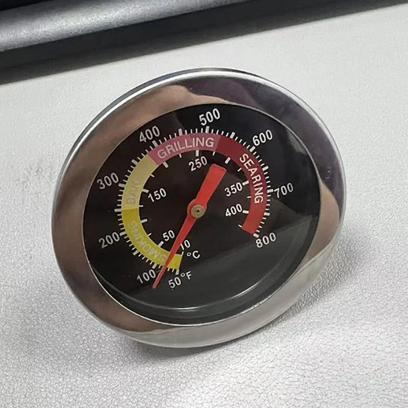 Read Oven Thermometer for Kitchen Home Household Cooking Temp Gauge 0-400℃ Stainless Steel BBQ Smoker Grill Thermometer Parts thumbnail 5