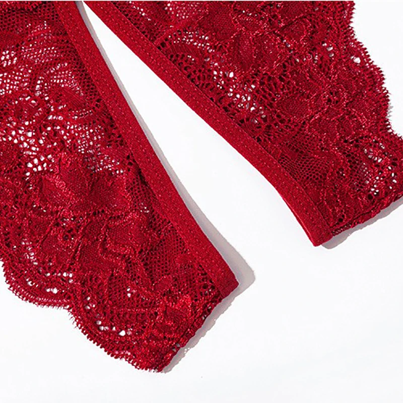 1Pcs Women Plus Size Open Crotch Panties Sexy Lace Transparent Underwear Stretching Big Size Lingerie thumbnail 5