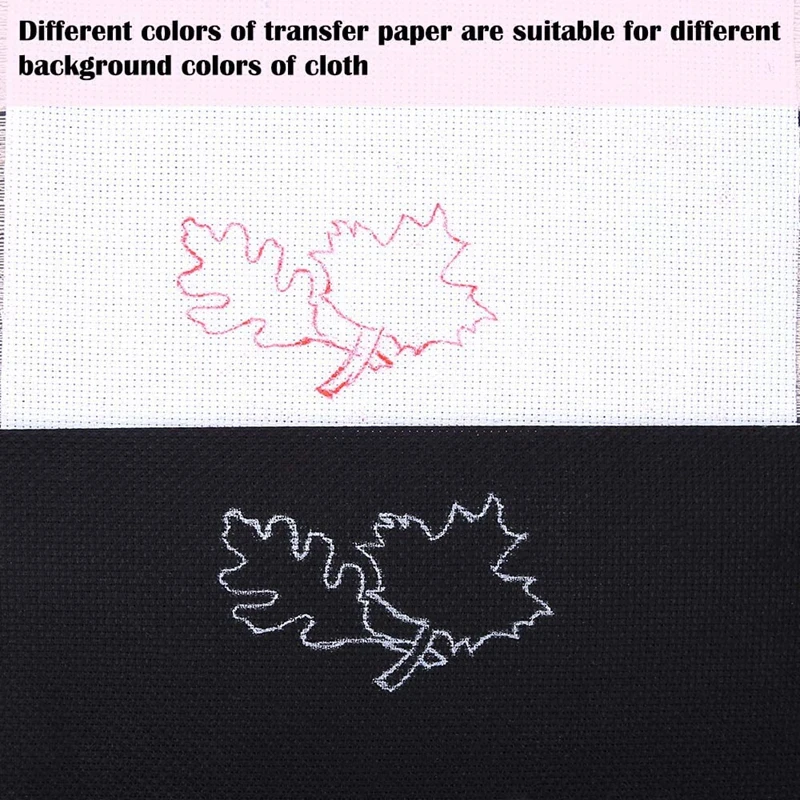 10Pcs fabric carbon paper water-soluble handmade cross stitch tool supplies DIY fabric transfer paper embroidery tool sewing acc thumbnail 5
