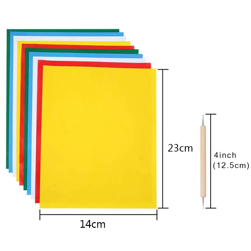 10Pcs fabric carbon paper water-soluble handmade cross stitch tool supplies DIY fabric transfer paper embroidery tool sewing acc thumbnail 6