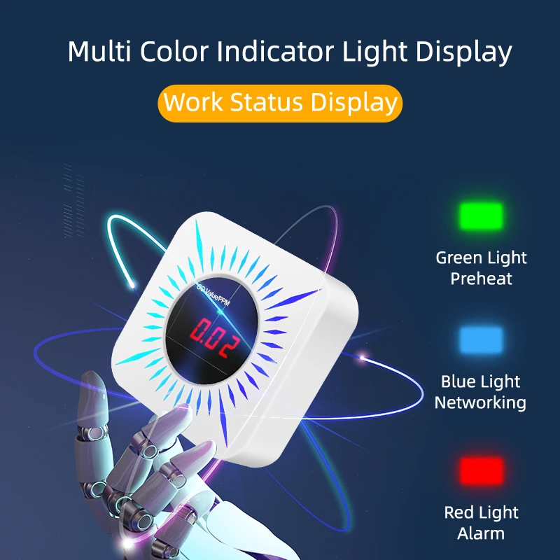 WIFI Zigbee Tuya gas&carbon monoxide detector Smart Life Natural Gas Alarm Sensor LED Display thumbnail 5