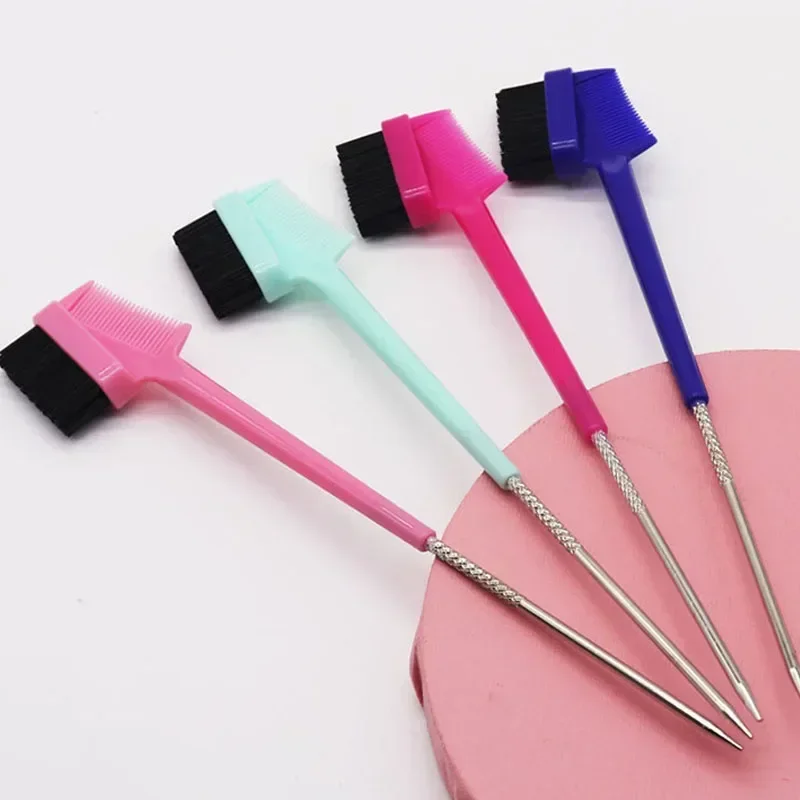 Baby Care Hair Edge Brush Comb Double Sided 3 in 1 Edge Control Brush for Baby Hair Salon Hair Care Comb Brushes Beauty Tools thumbnail 4