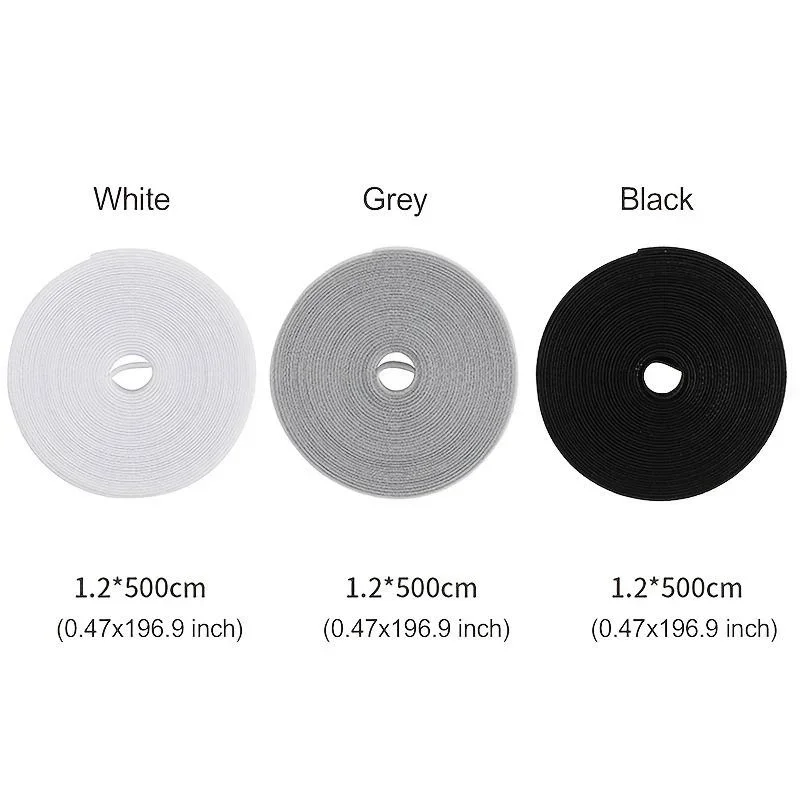 5m Cable Order Reusable Cable Organizer Desk Wire Winder Cable Tie Organizer Data Line Protection Storage Gadget thumbnail 6