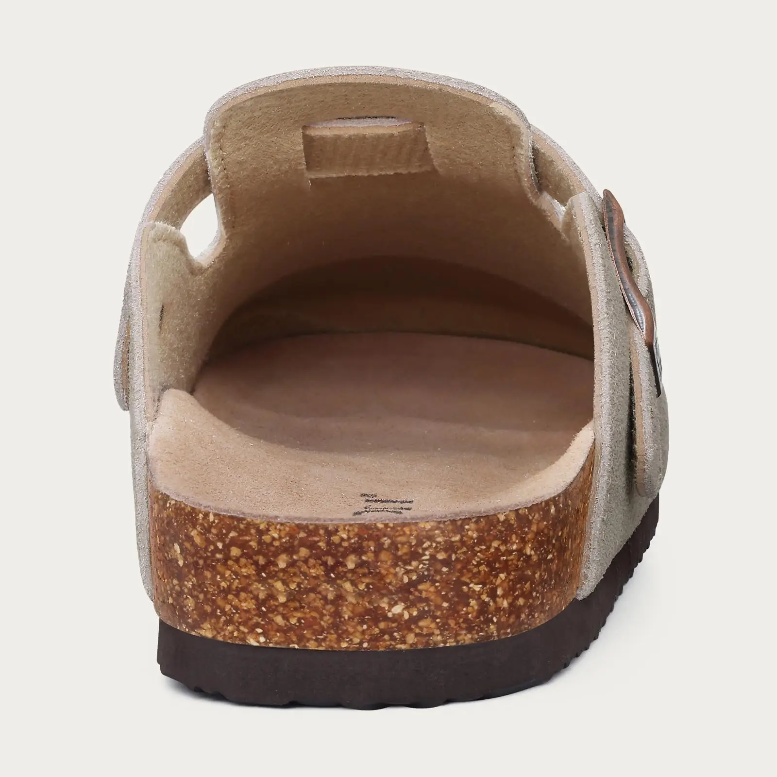Litfun Retro Cork Clogs Slippers For Men Fashion Men Mules Shoe with Arch Support Unisex Classic Beach Shoes Men's Suede Sandals thumbnail 4