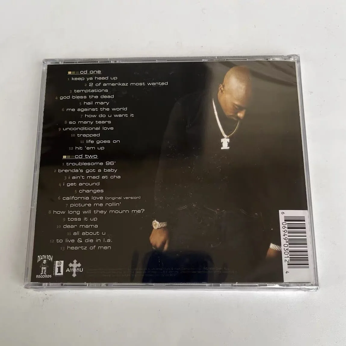 Classic West Coast Hip Hop 2pac Music CD Greatest Hits Album Compact Disc Cosplay Walkman Car Soundtracks Box Party Music Gifts thumbnail 2