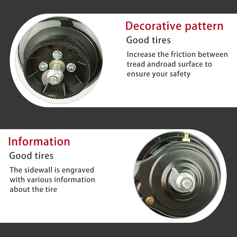 Electric scooter PU tire 6 inch 5.5 inch 140mm polyurethane solid front wheel suitable for small electric scooter baby car thumbnail 5