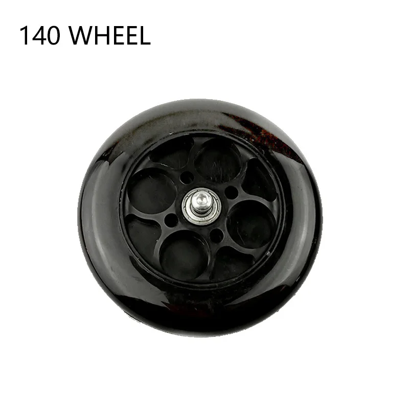 Electric scooter PU tire 6 inch 5.5 inch 140mm polyurethane solid front wheel suitable for small electric scooter baby car thumbnail 3
