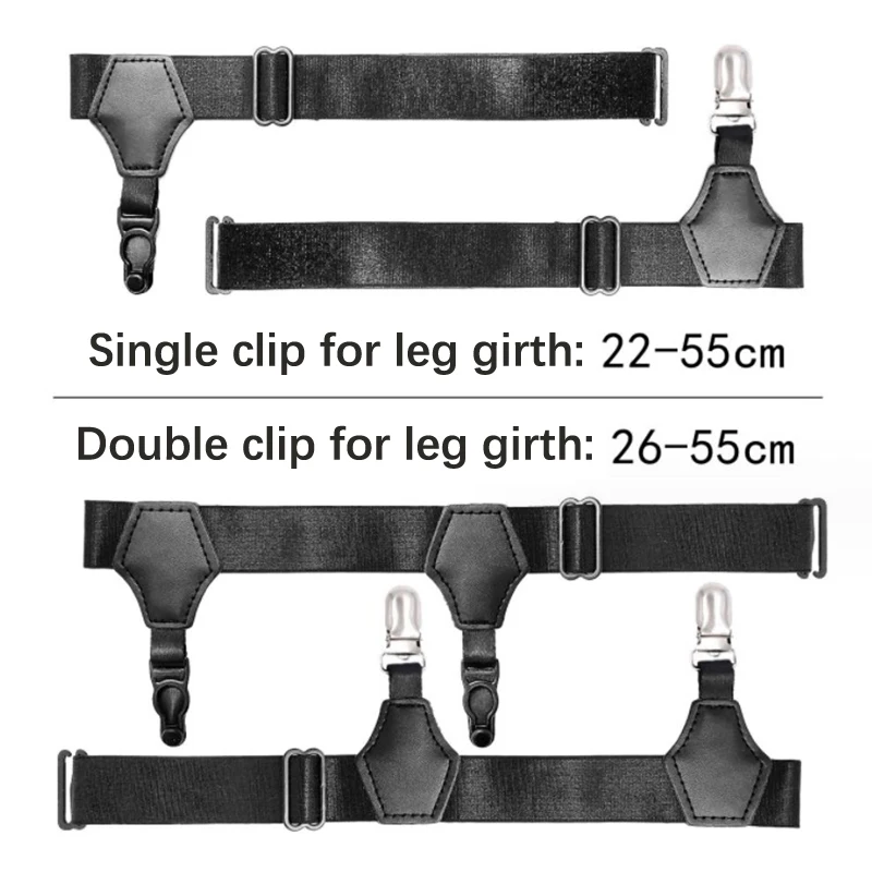 Women Sexy Punk Goth PU Leather Elastic Garter Leg Thigh Ring Clothing Accessory Leg Suspender Sexy Stockings Garters thumbnail 3