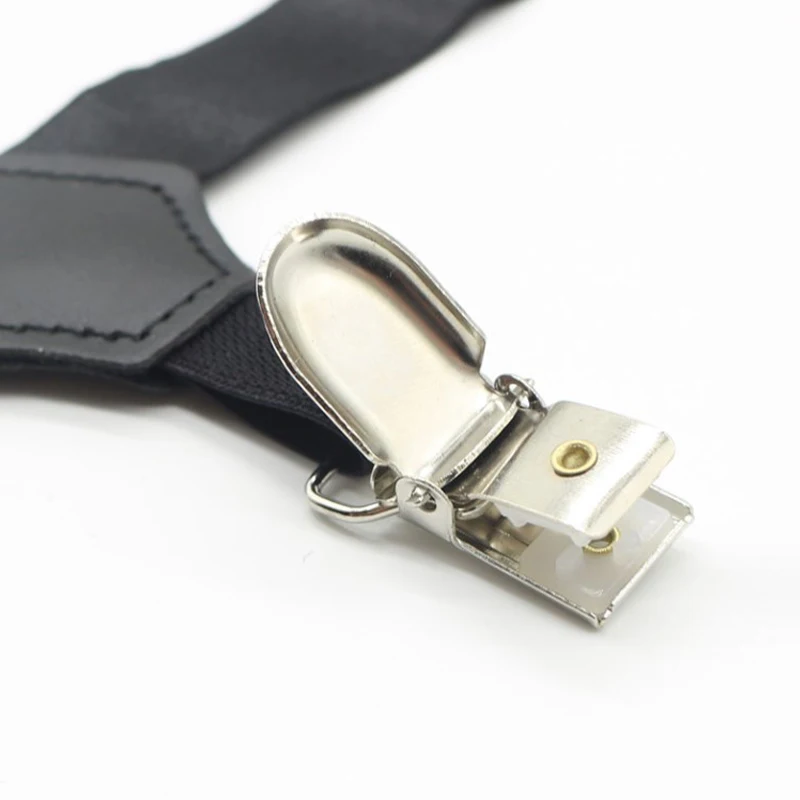 Women Sexy Punk Goth PU Leather Elastic Garter Leg Thigh Ring Clothing Accessory Leg Suspender Sexy Stockings Garters thumbnail 5