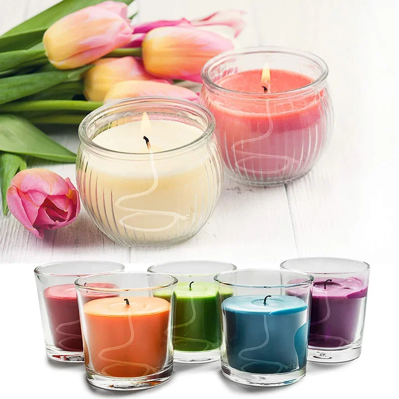 8-20cm 100PCS Candle Wicks Candle Making Sticker Smokeless Environmental Wax Cotton Core DIY Candle Making Tools Accessories thumbnail 2