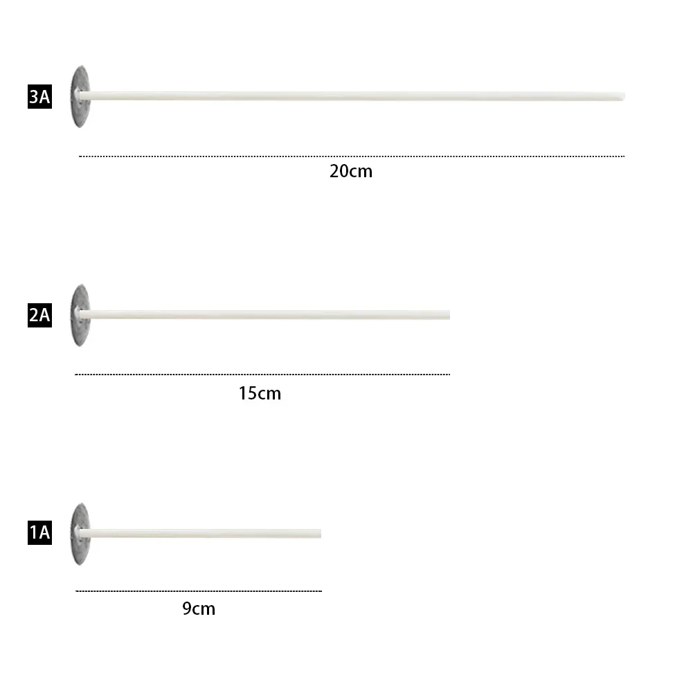 8-20cm 100PCS Candle Wicks Candle Making Sticker Smokeless Environmental Wax Cotton Core DIY Candle Making Tools Accessories thumbnail 3