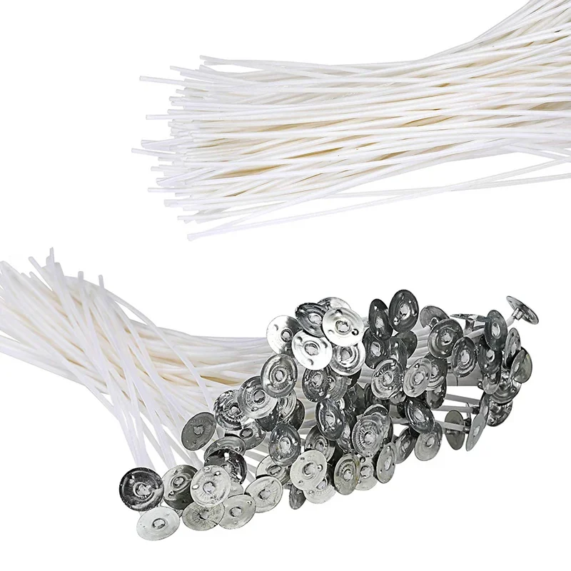 8-20cm 100PCS Candle Wicks Candle Making Sticker Smokeless Environmental Wax Cotton Core DIY Candle Making Tools Accessories thumbnail 4