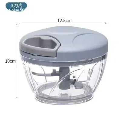 Home Kitchen Manual Ginger Grinder Garlic Mud Splasher Multifunctional Vegetable Cutter Handheld Meat Grinder Modern Minimalist thumbnail 6