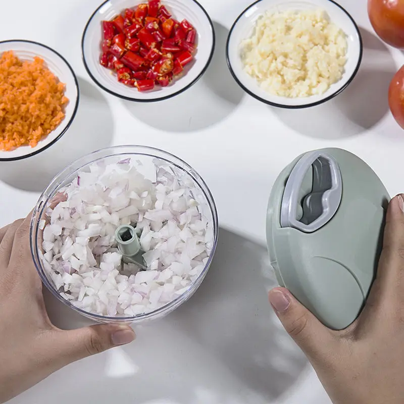 Home Kitchen Manual Ginger Grinder Garlic Mud Splasher Multifunctional Vegetable Cutter Handheld Meat Grinder Modern Minimalist thumbnail 5