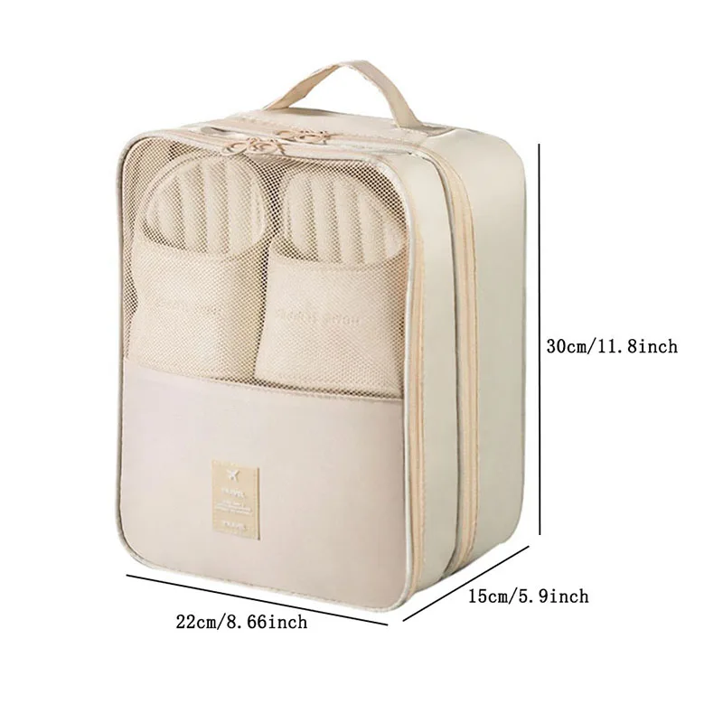 High Quality Portable Travel Shoe Bag Underwear Clothes Shoe Storage Bag Packaging Cube Organizer Multifunction Travel Accessori thumbnail 2