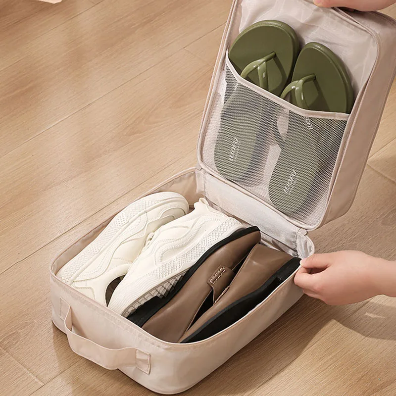 High Quality Portable Travel Shoe Bag Underwear Clothes Shoe Storage Bag Packaging Cube Organizer Multifunction Travel Accessori thumbnail 3