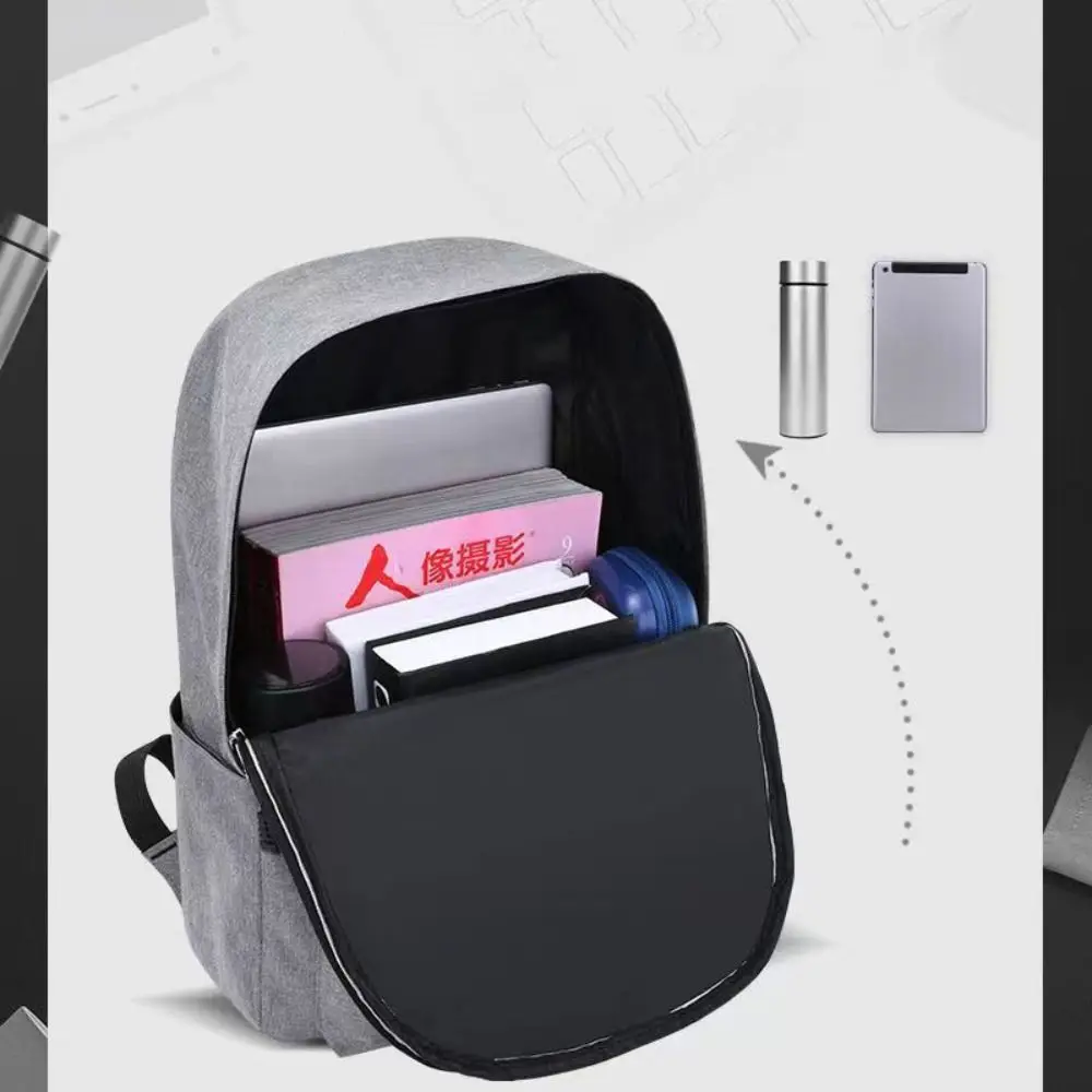 High Quality School Student Backpack Large Capacity Travel Bag Fashion Oxford Cloth Bag Trendy Computer Bag Backpack Washable thumbnail 6