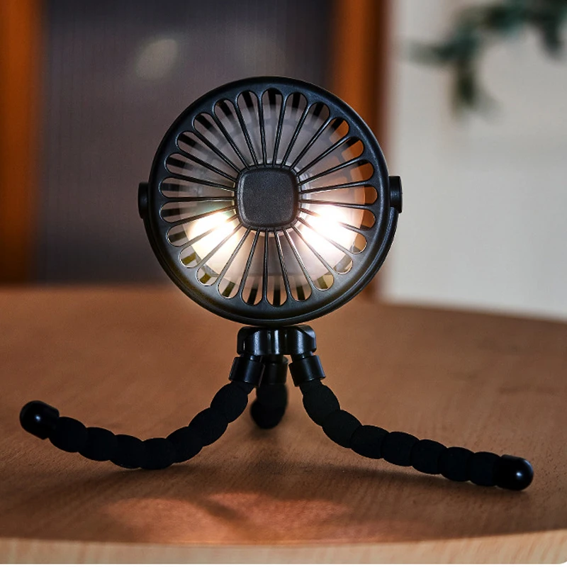 Fan for Cart Stroller Fans Portable Outdoor Fan Clip On for Baby 600mAh USB Rechargeable Handheld Electric Fan for Home 3 Speeds thumbnail 6
