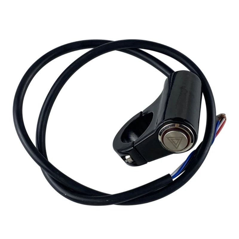 Motorcycle Switch Hazard Light Switch Button Electric Dual Flash Warning Emergency Lamp Signal Flasher Motor Accessories thumbnail 5