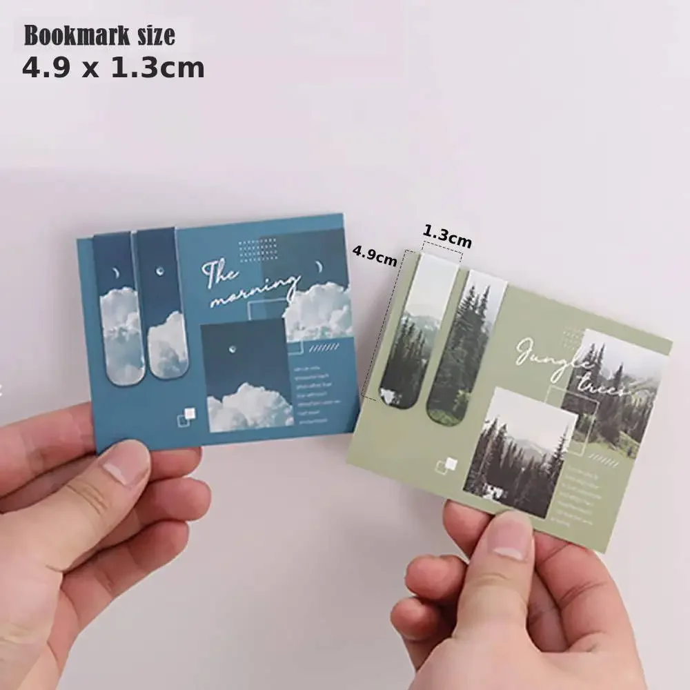 12pcs Magnetic Bookmarks Book Markers Beautiful Nature Page Markers Magnetic Clip Gifts for Women Students Teachers Book Lovers thumbnail 6