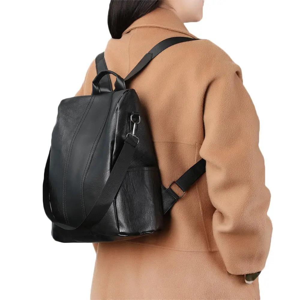 Women Anti-theft Design Backpack Casual Daypack Outdoor Female Rucksack Women Shoulder Travel Multi-function Bags thumbnail 2