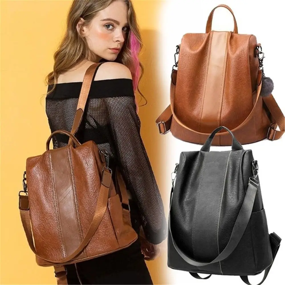 Women Anti-theft Design Backpack Casual Daypack Outdoor Female Rucksack Women Shoulder Travel Multi-function Bags thumbnail 5