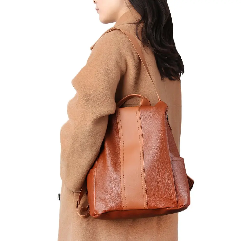 Women Anti-theft Design Backpack Casual Daypack Outdoor Female Rucksack Women Shoulder Travel Multi-function Bags thumbnail 3