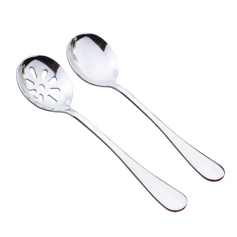 Stainless Steel Slotted Serving Spoons, Creative Male Spoon, Dinner Tableware, Skimming Tools, Kitchen Utensils, Self-Service, 2 thumbnail 5