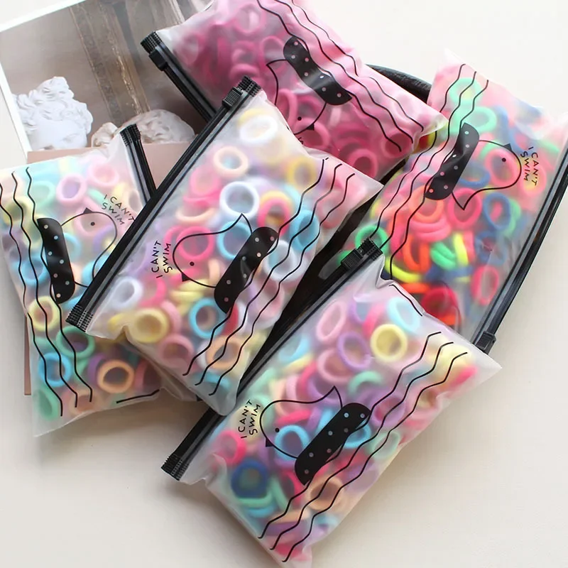 100pcs 2CM Kids Elastic Hair Bands Girls Gum Scrunchie Rubber Band for Children Nylon Hair Ties Headband Baby Hair Accessories thumbnail 2