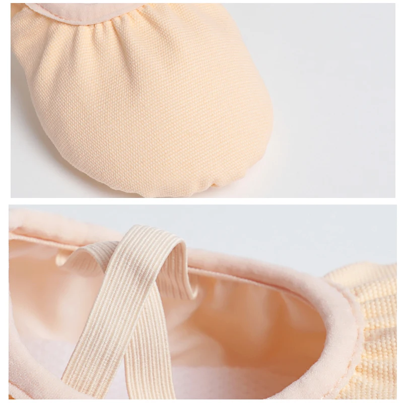 Girls Ballet Shoes For Woman Ballerina Shoes Ballet Flats Women Canvas Soft Sole Dance Slippers Children Practise Dance Shoes thumbnail 5