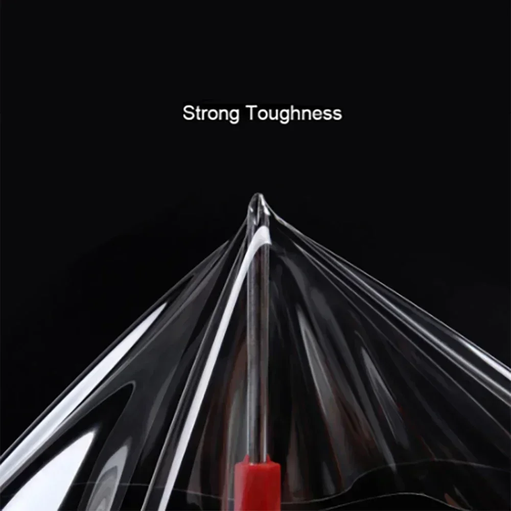 Gloss Transparent Light Black Smoke PVC Film Tint Headlight Taillight Wrap Cover Film Foil Sticker Cover Armored Film for Cars thumbnail 3