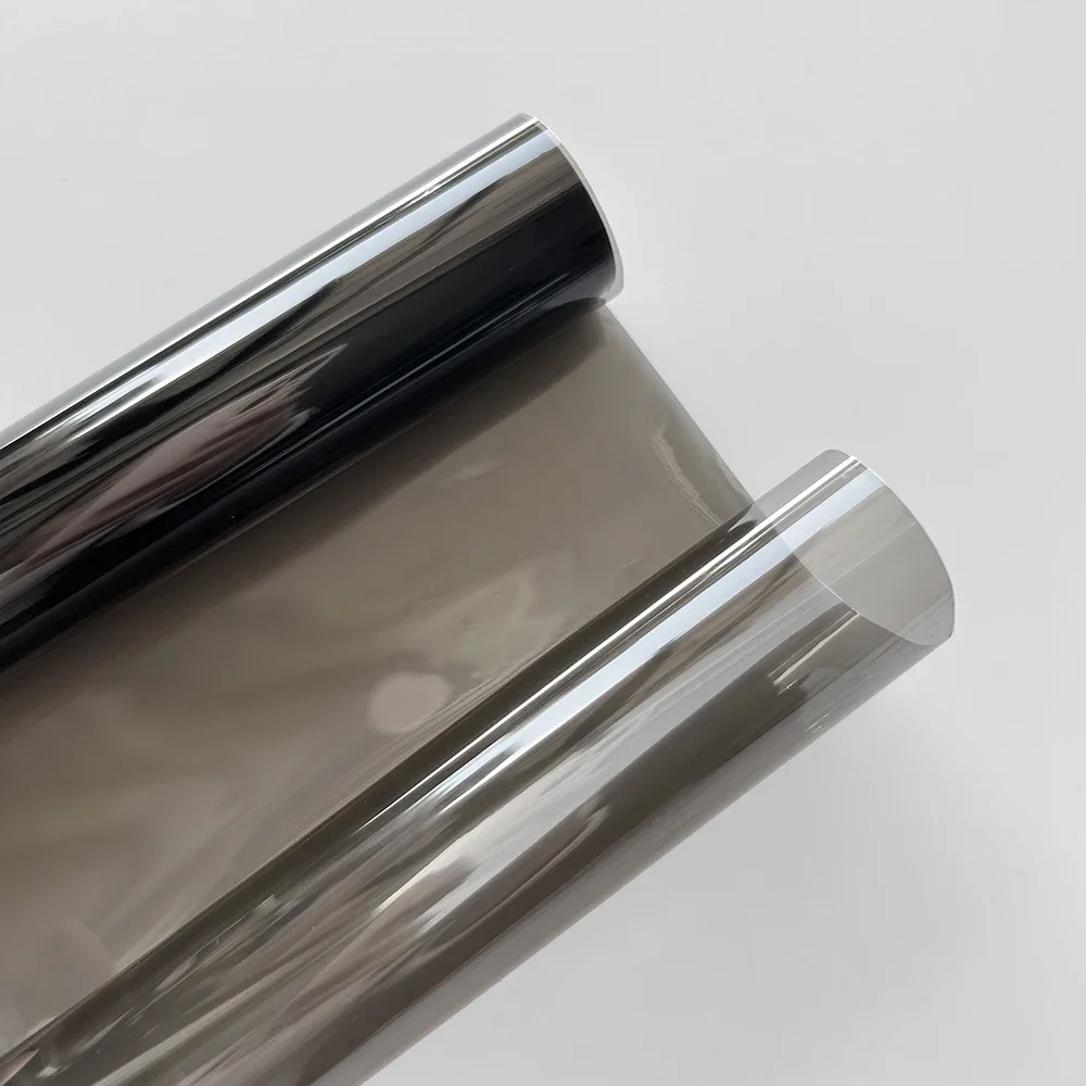 Gloss Transparent Light Black Smoke PVC Film Tint Headlight Taillight Wrap Cover Film Foil Sticker Cover Armored Film for Cars thumbnail 2