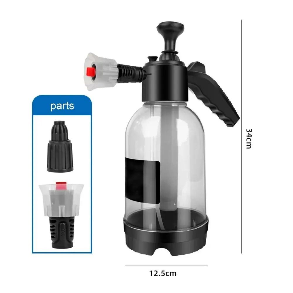 2L Foam Sprayer Car Wash Hand-held Foam Watering Can Air Pressure Sprayer Plastic Disinfection Water Bottle Car Cleaning Tools thumbnail 6
