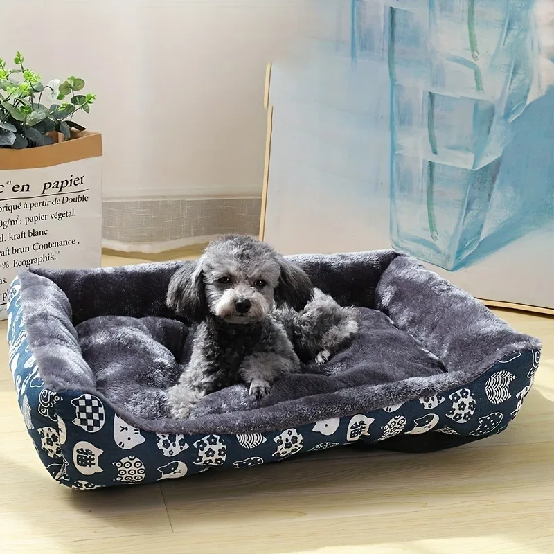 Pet Dog Bed Sofa Mats Winter Pet Products Coussin Chien Accessories Dogs Basket Supplies For Large Medium Small House Cat Bed thumbnail 4