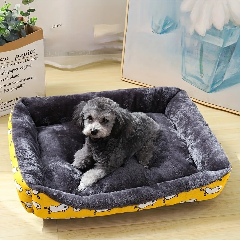 Pet Dog Bed Sofa Mats Winter Pet Products Coussin Chien Accessories Dogs Basket Supplies For Large Medium Small House Cat Bed thumbnail 5