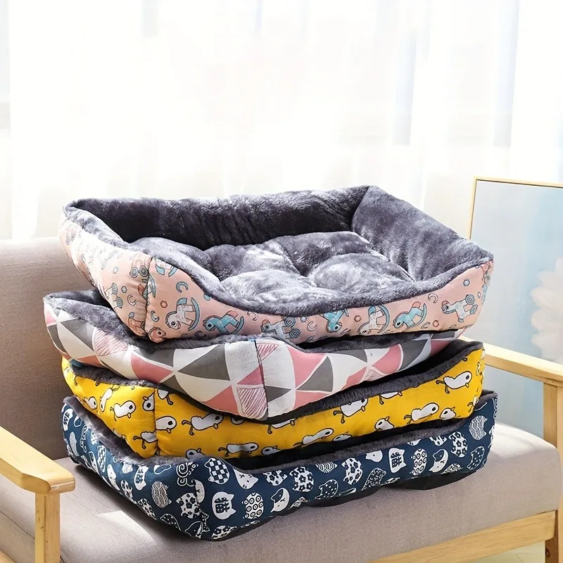 Pet Dog Bed Sofa Mats Winter Pet Products Coussin Chien Accessories Dogs Basket Supplies For Large Medium Small House Cat Bed thumbnail 3