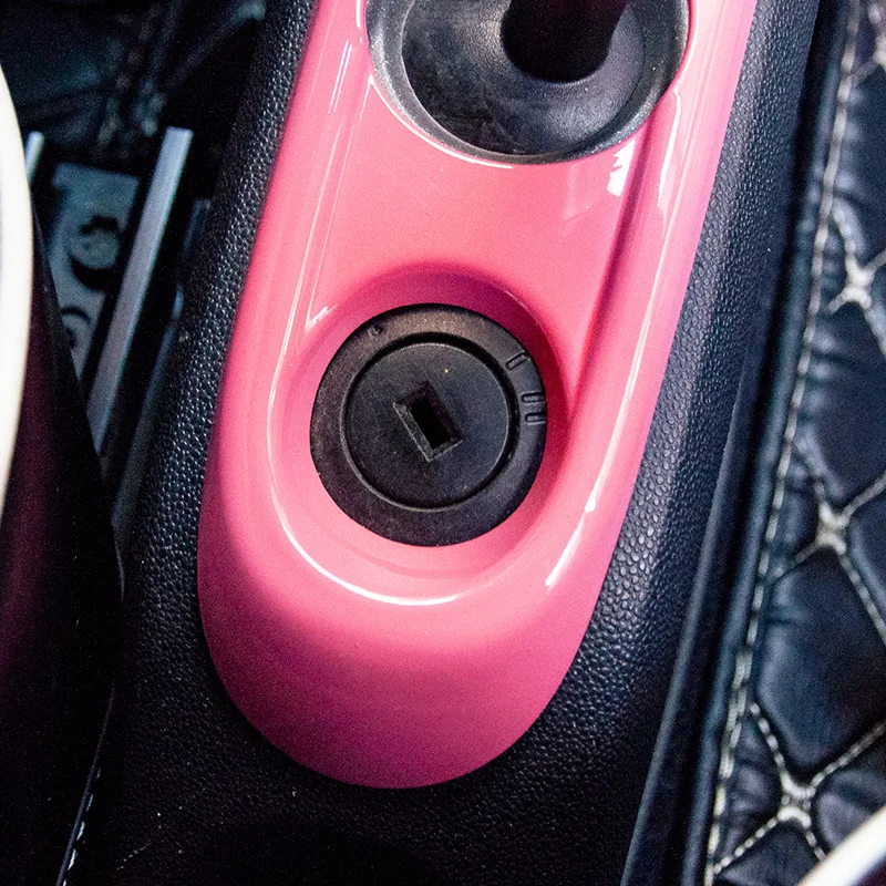 Gear Shift Panel Decoration Shell Protective Cover Car Stickers For Mercedes Smart 451 Fortwo Interior Accessories Modify thumbnail 6