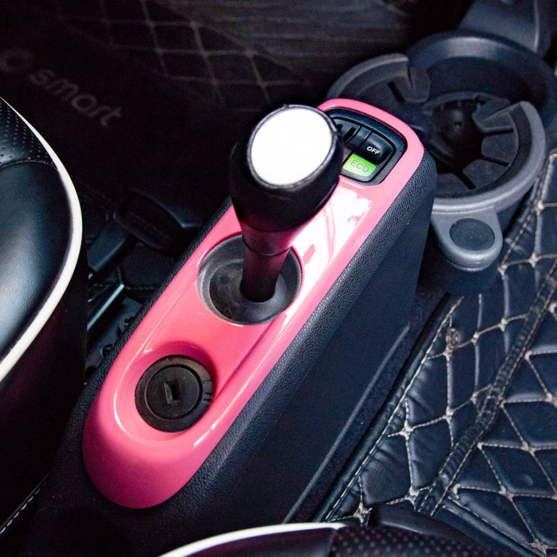 Gear Shift Panel Decoration Shell Protective Cover Car Stickers For Mercedes Smart 451 Fortwo Interior Accessories Modify thumbnail 4