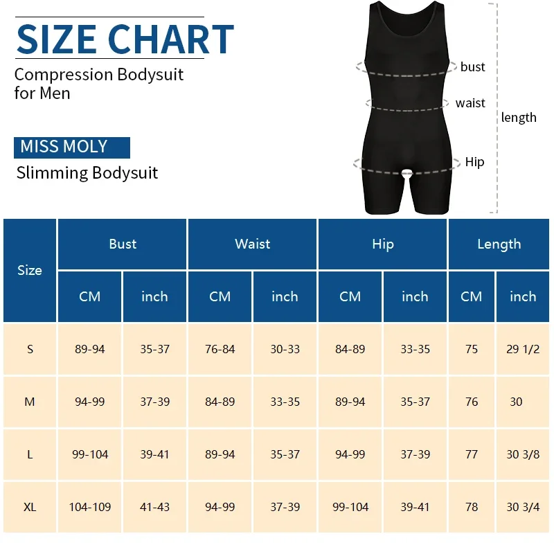 Sleeveless Bodysuit Men Full Body Shaper Compression Undershirt New Shapewear Tummy Control Faja Para Hombres Slimming Vest thumbnail 6