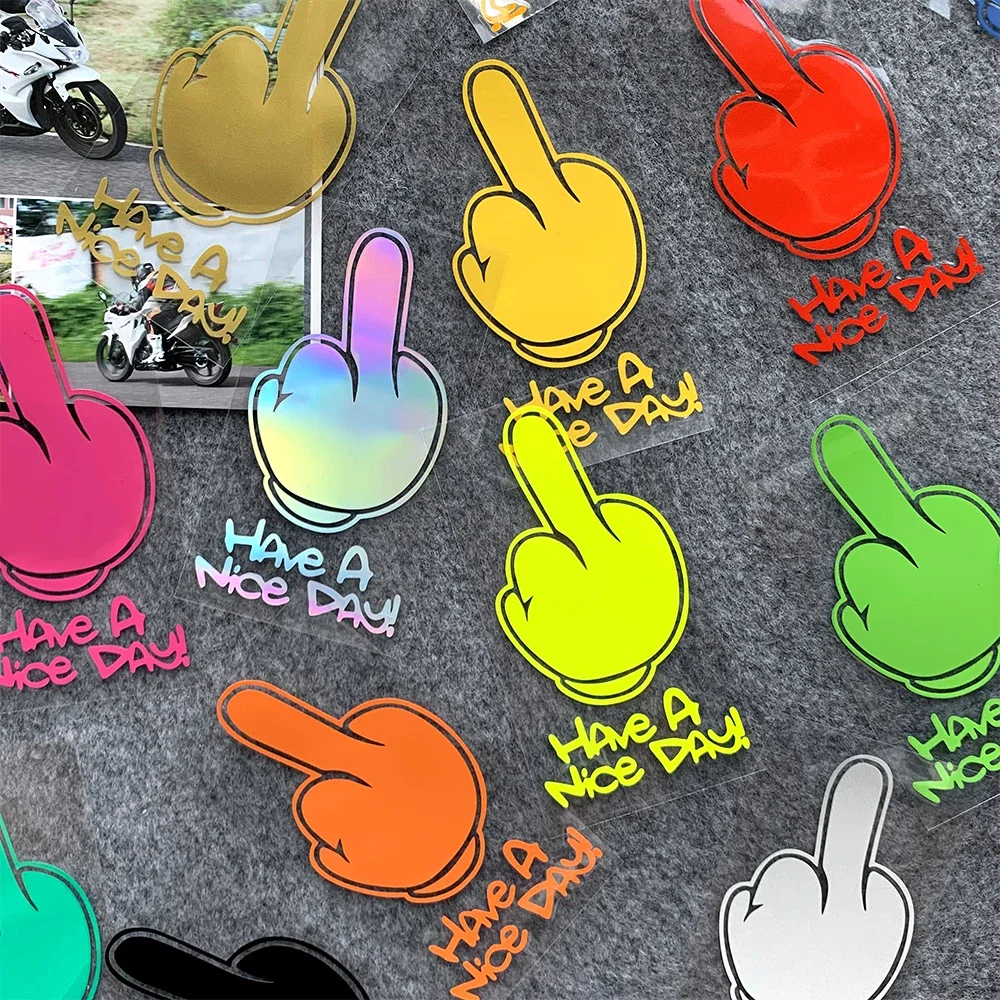 Have A Nice DAY ! Refletor Accesorios Moto Adesivi Stickers Motorcycle Decals Мотоцикл for KTM Tenere 700 MT07 Kawasaki Z900 thumbnail 3