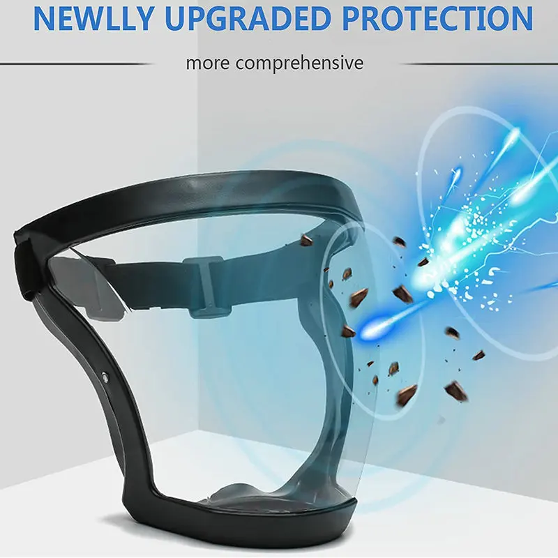 6 Colors Transparent Face Mask Full Face Shield Safety Glasses Eye Protection Windproof Dustproof Anti-splash Kitchen Tool New thumbnail 5